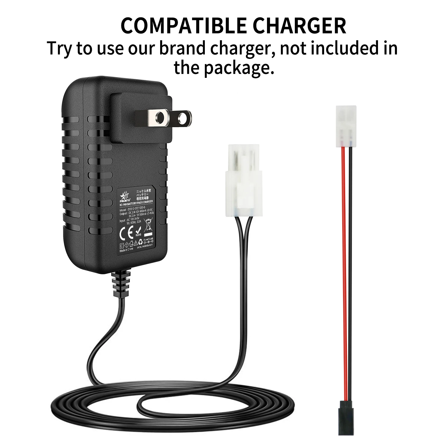 4.8V 2000mah LiPo Battery Pack Deans -T Connector for RC Battery Racing Cars Aircraft & Helicopter