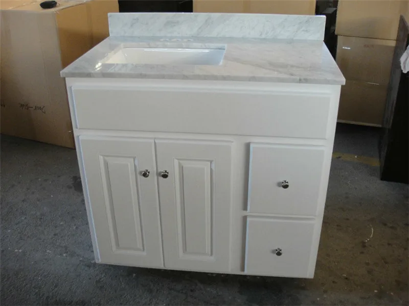 Hot sale Vanity Combo birch wood High polished Modular bathroom cabinet