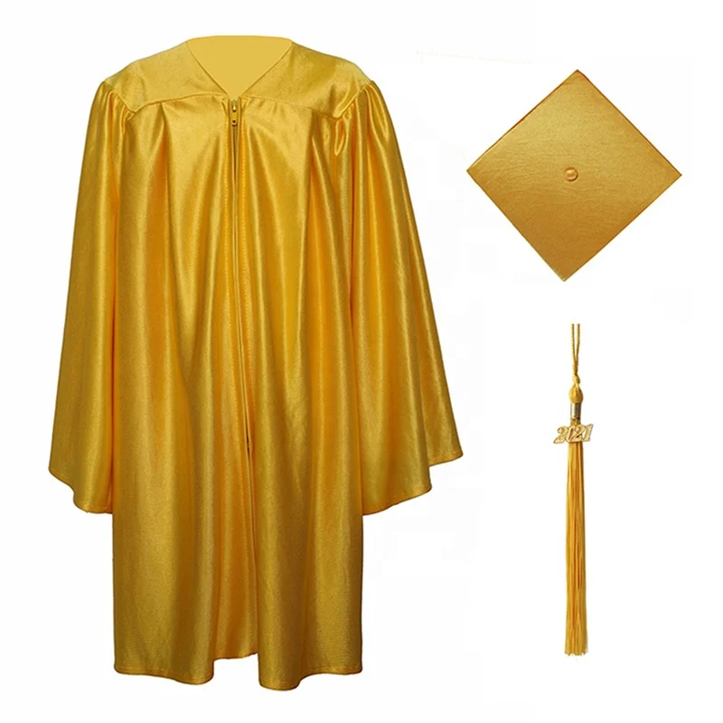 Wholesale Children Shiny Graduation Gown