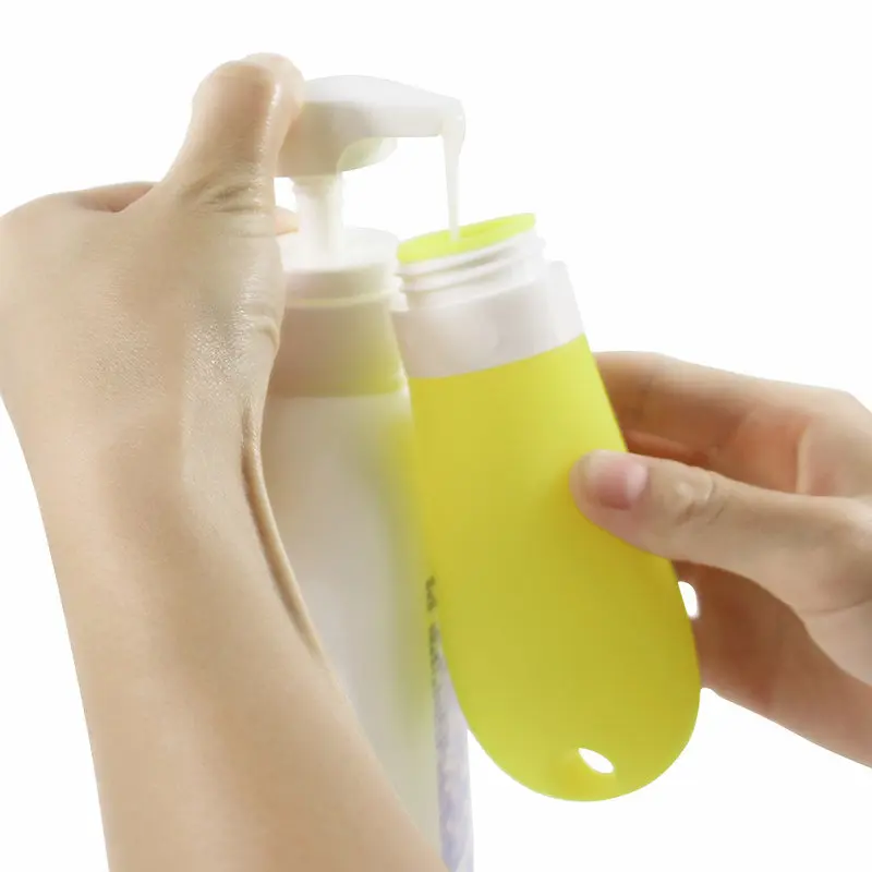 Wholesale Tsa Approved Reusable Silicone Empty Travel Size Container Leakproof Lotion Shampoo Shower Gel Bottles Tubes