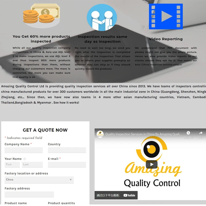 Products Inspection service and quality control service/ final random inspection/ testing service/ inspector