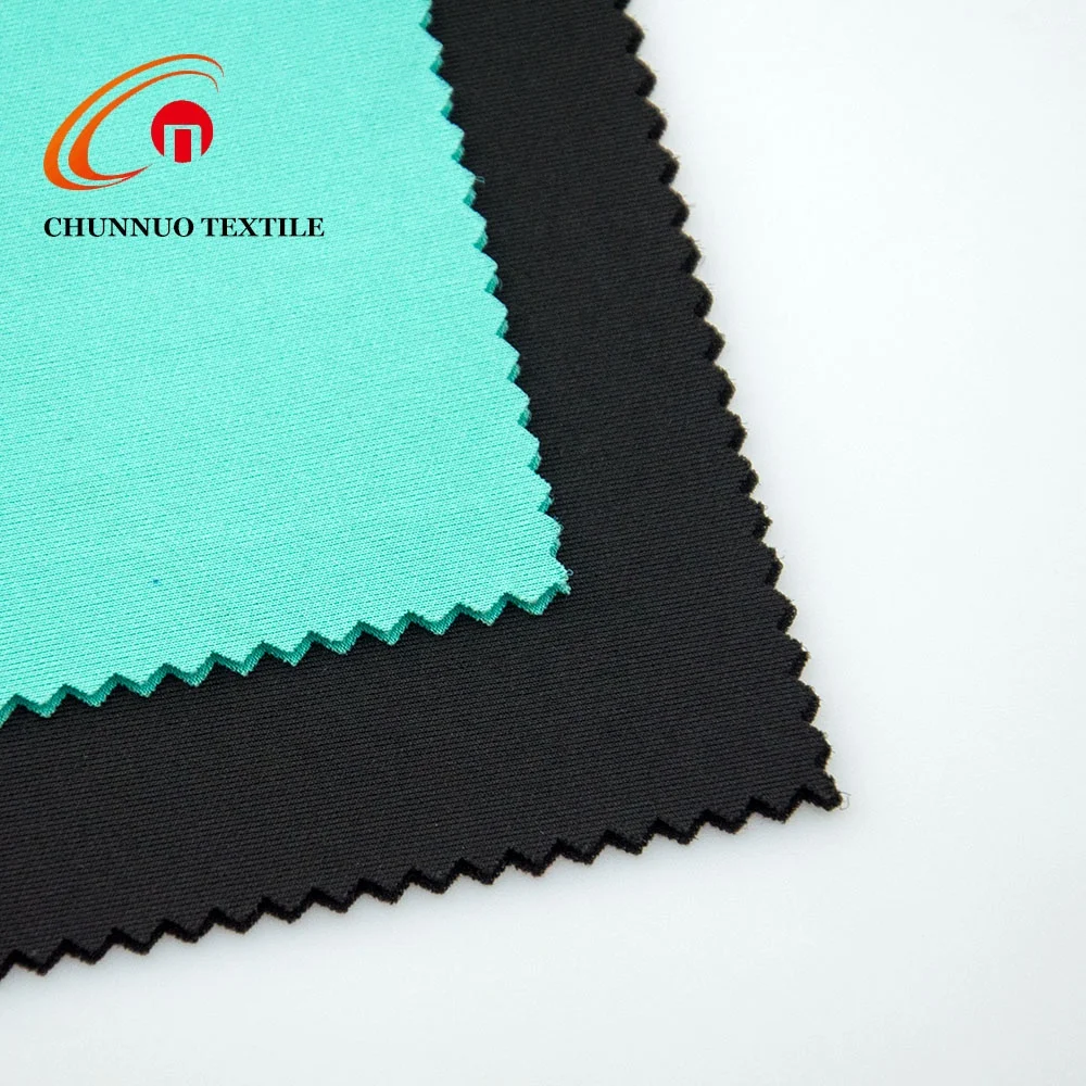 Chunnuo Textile Sandwich Scuba Knitted Fabric 75D polyester Spandex Plain Dyed Scuba 3D Sandwich Fabric