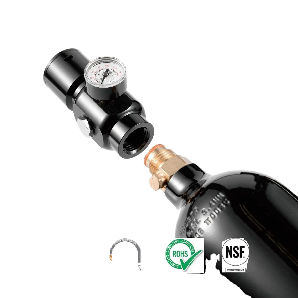 
Mini CO2 Regulator for pneumatic tools including nailers, staplers, caulking guns and more! 