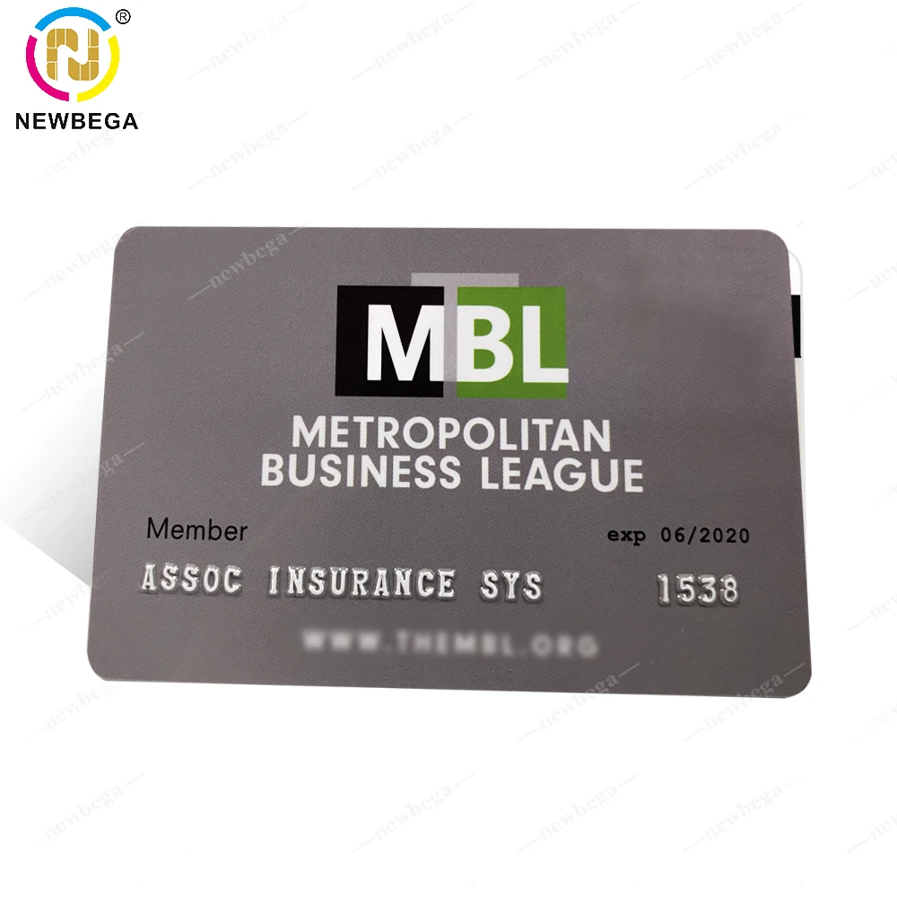 Заводская оптовая продажа с тиснением номер пластиковая подарочная карта для бизнес-членов