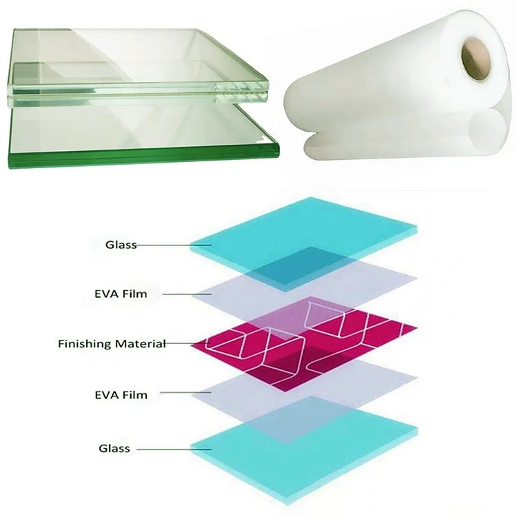 EVA film Safety Laminated Glass Clear  EVA Film for  Laminating Decorative Glass