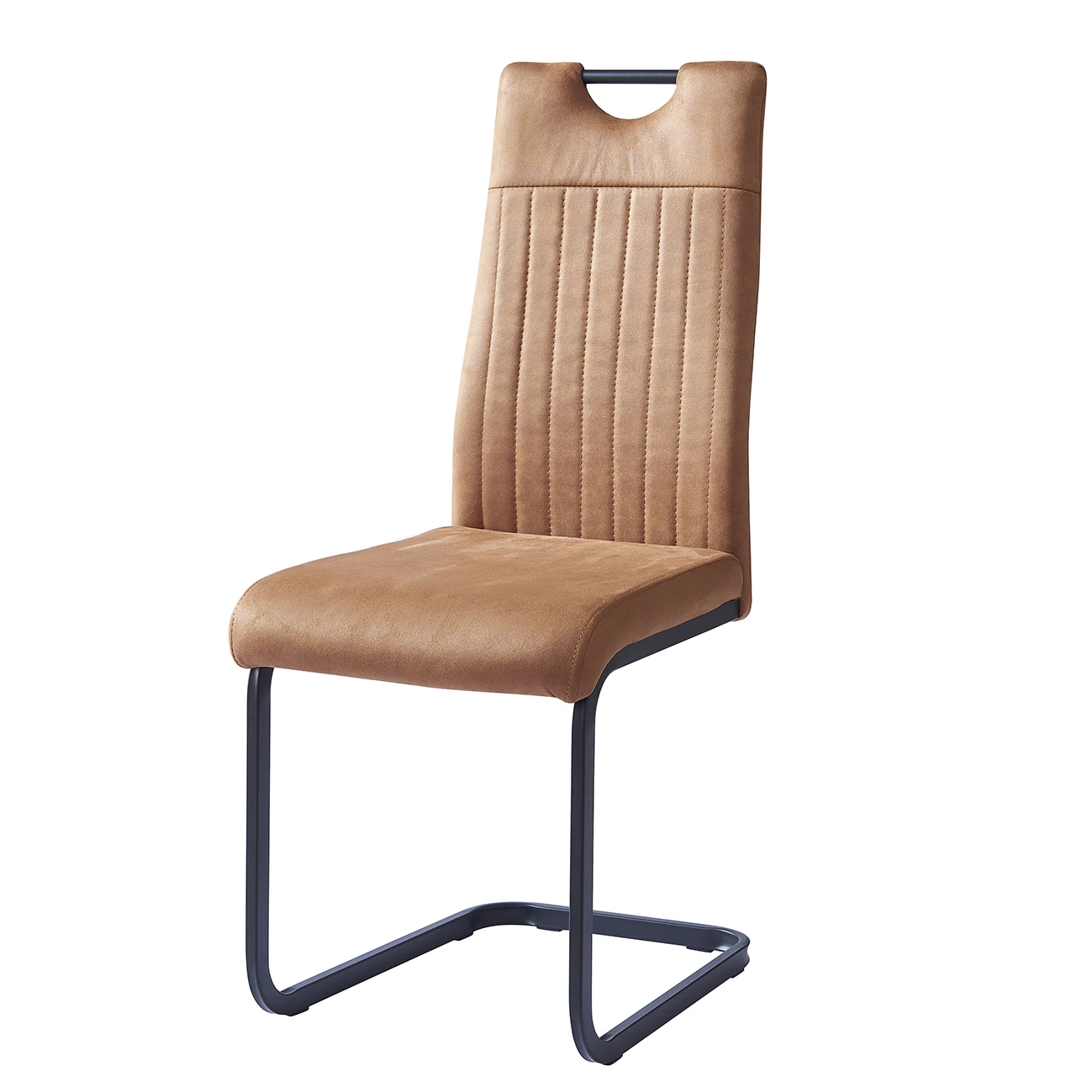 OKAY Modern Pu White z shape Black Dinning Italian Woven Brown Real Leather Dining Chair For Dining Room