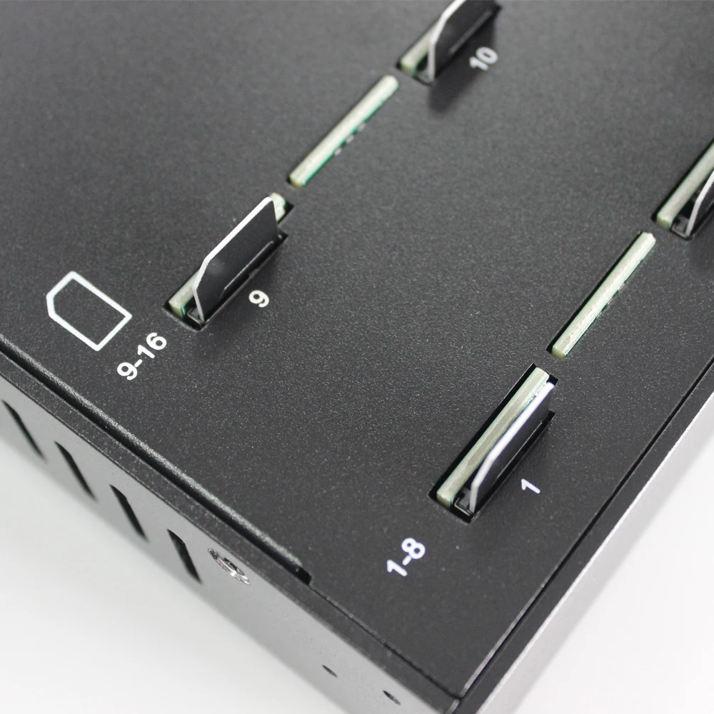 multi sim support call and sms modem 16 port 16 sim slots bulk sms and voice modem  voip  gsm wcdma  gateway