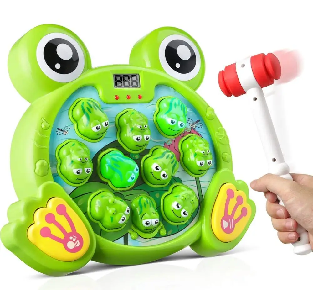 Интерактивная Забавная детская игрушка Whack a frog лягушка Популярная gopher для родителей и детей пазл мальчиков девочек игровая