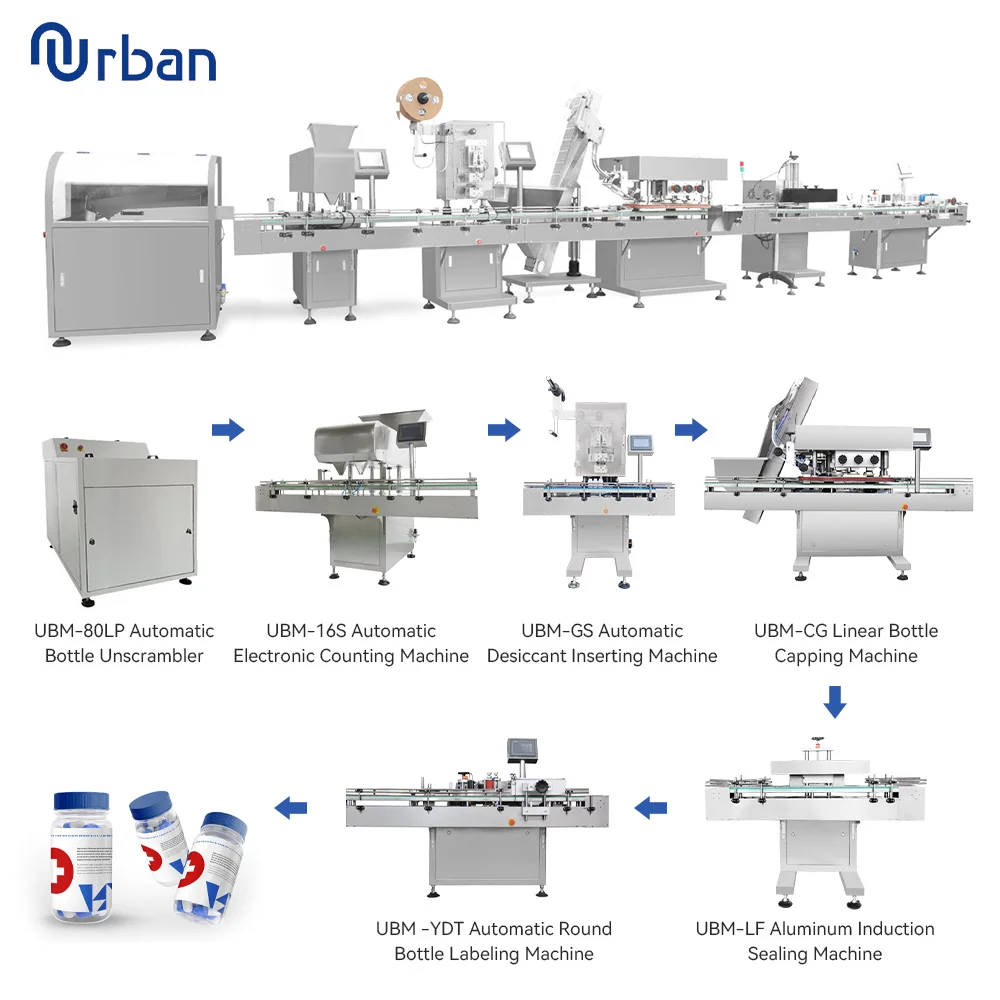 Size 00 0 3 Hard Capsule Counter Tablet Bottling Counting Line