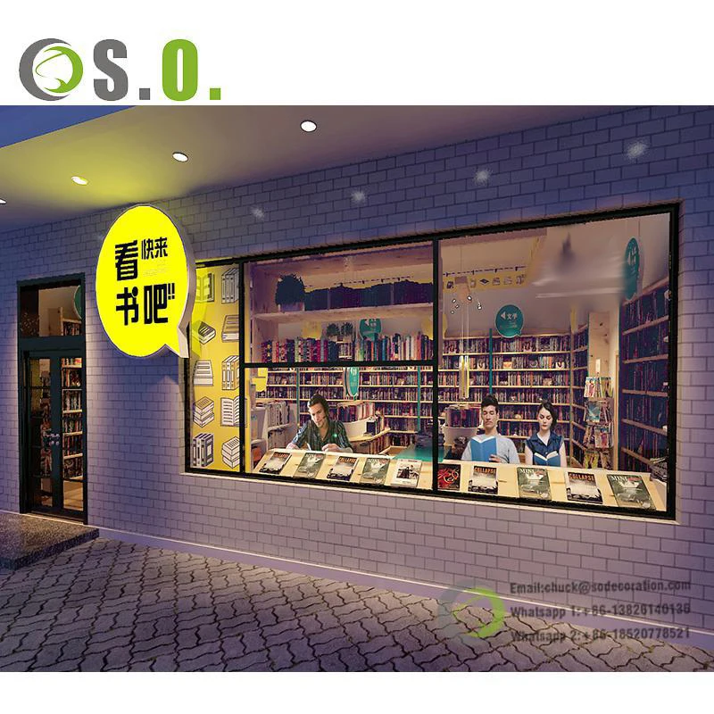 Library Book Shelves Bookstore Furniture Wooden Used Library Bookcases Wood Bookshelf Library