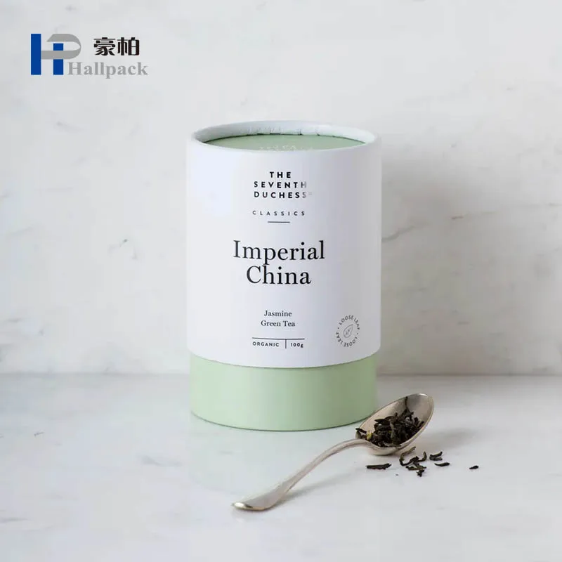 100% Recycled Cylinder Round Box Biodegradable Packing Tube Sleeve Paper Tube Packaging For Candle
