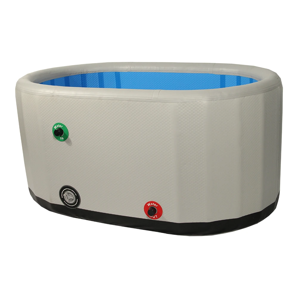 Wholesale Drop Stitch Cold Inflatable Swimming Pool With Water Heater For House Portable Pools