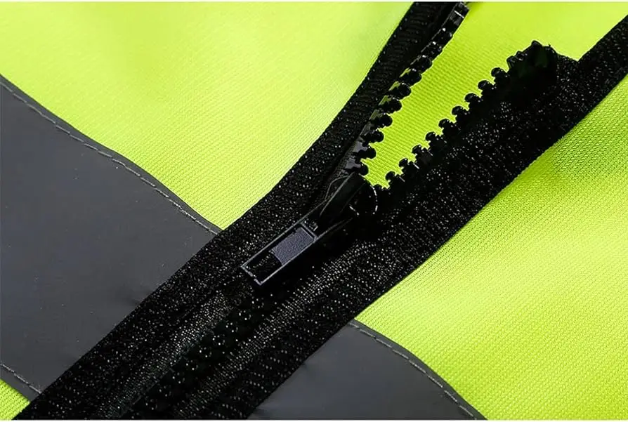 Custom Logo High Visibility Safety Vest Protective Workwear 5 Pockets With Reflective Strips Outdoor Work Vest