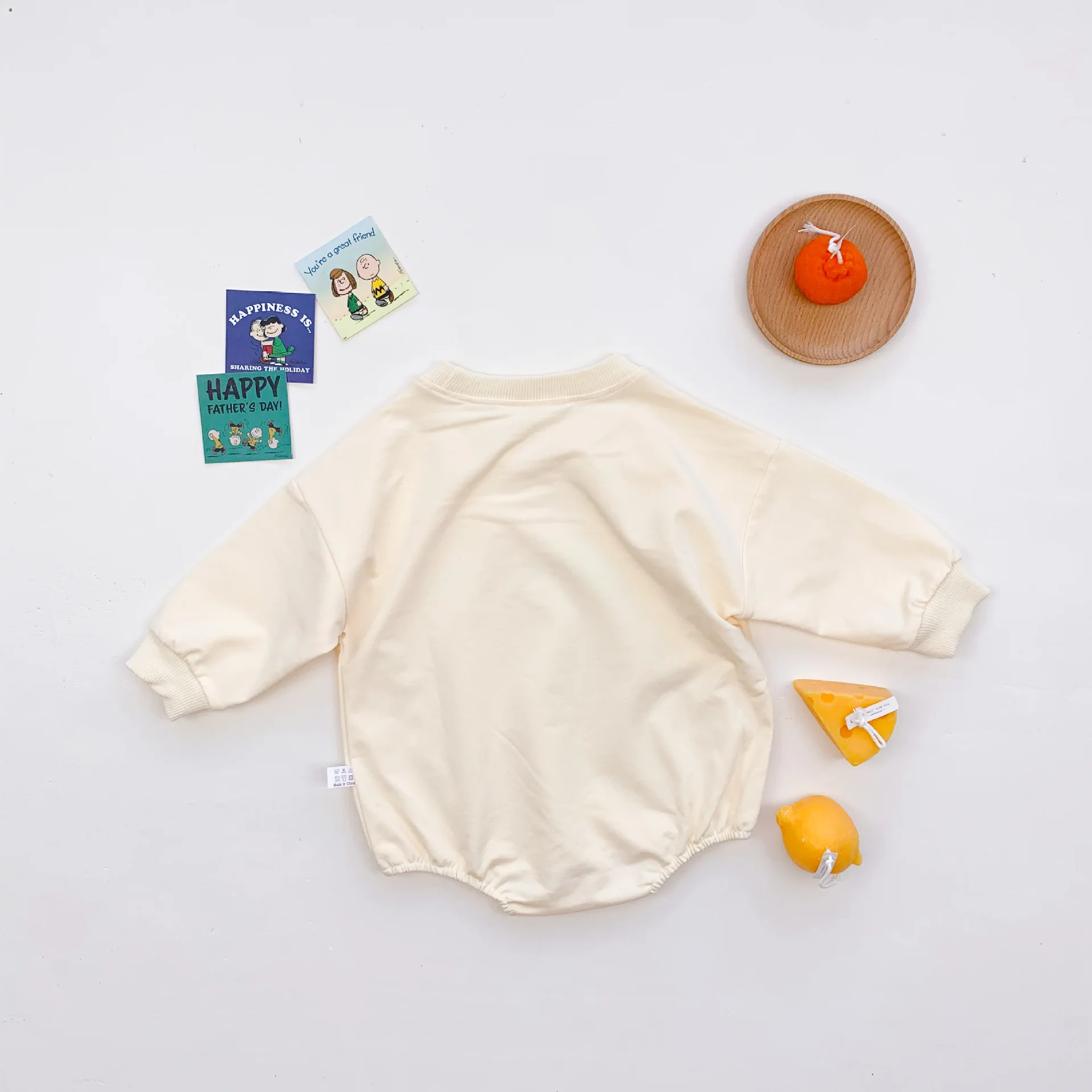 High quality Long Sleeve Fall Winter 100% Cotton Baby Rompers Printed New born Baby Bodysuit Infant Clothes