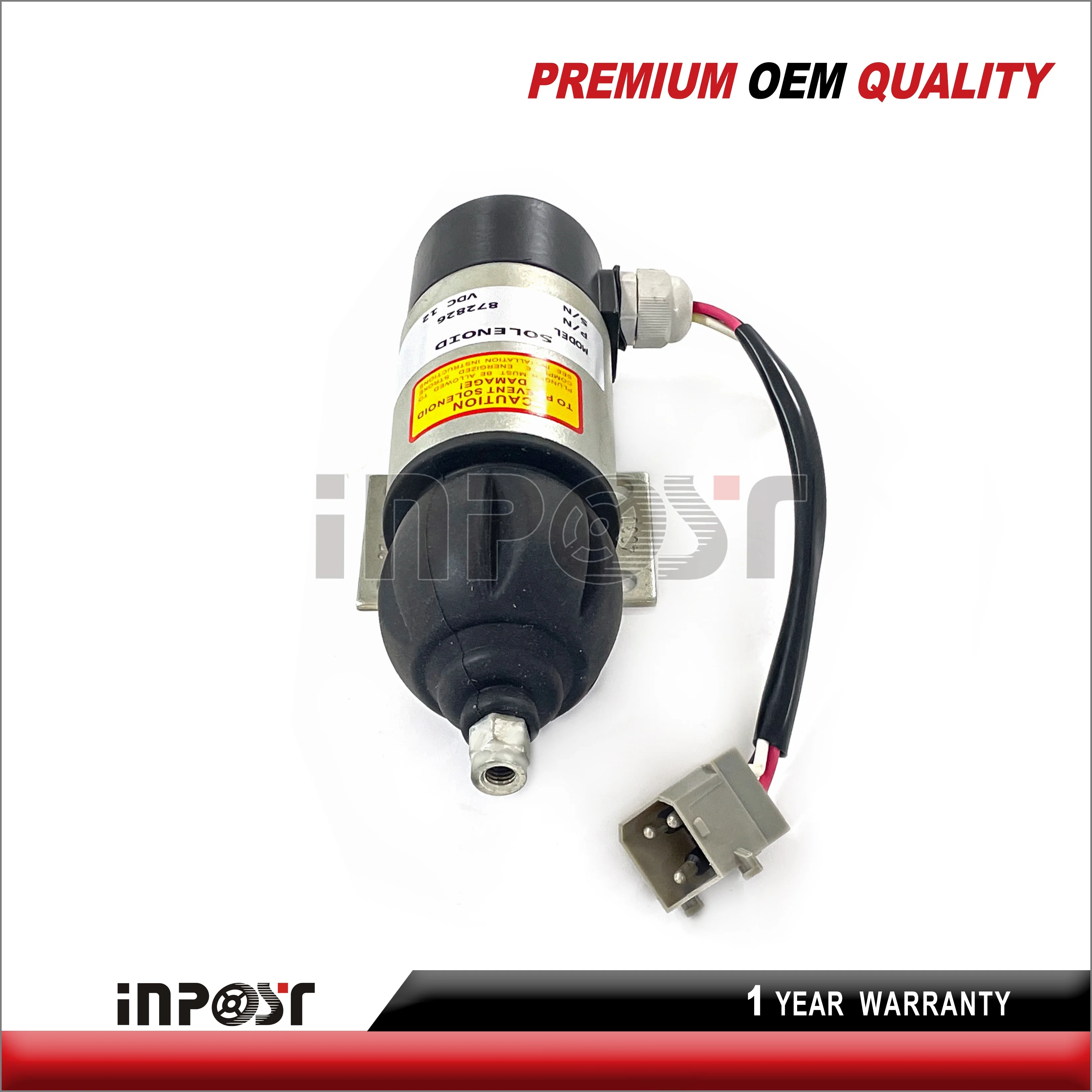 12V Stop Solenoid Valve  859079 872826 Fit For Perkins Volvo Engine Fuel Shutoff Solenoid 849370
