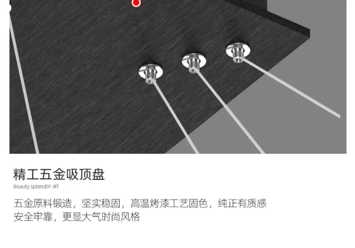 Nordic coffee color  ring pedant light modern led hanging custom rectangular chandelier for living room bedroom stairs foyer