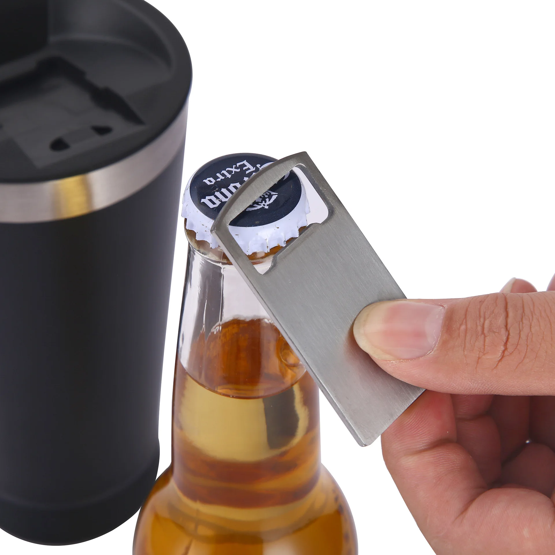 2024 New USB Charging Cup 16oz Intelligent Blue tooth Vacuum Tumbler Stainless Steel Blue tooth Beer Cup with Wireless Speak