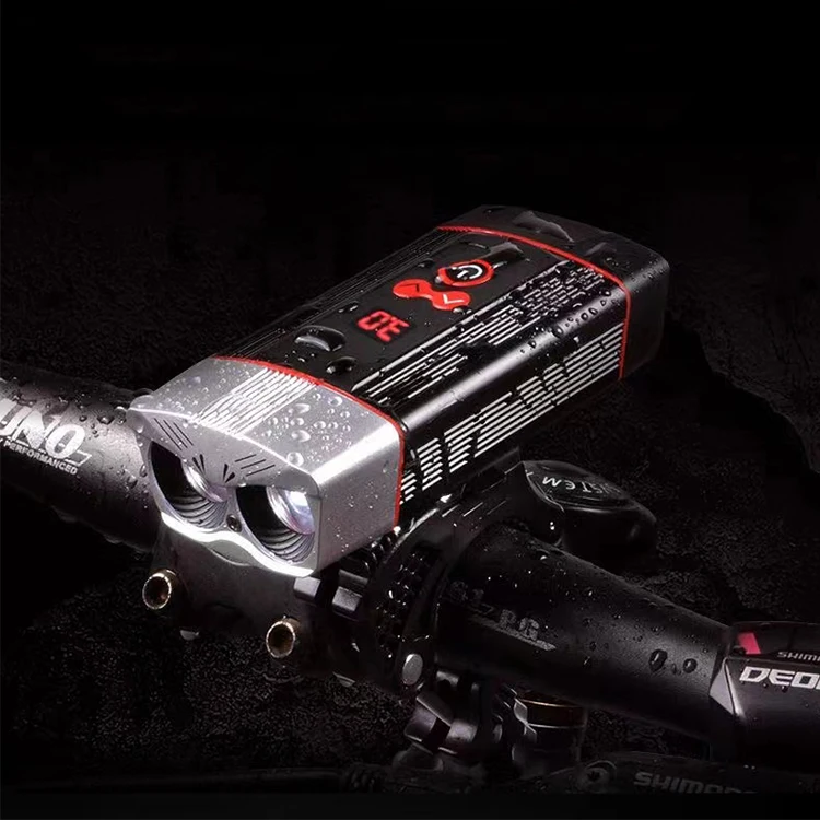 USB Rechargeable LED Bike Light Set Bicycle Front Lamp Headlight Ultralight Bicycle Light