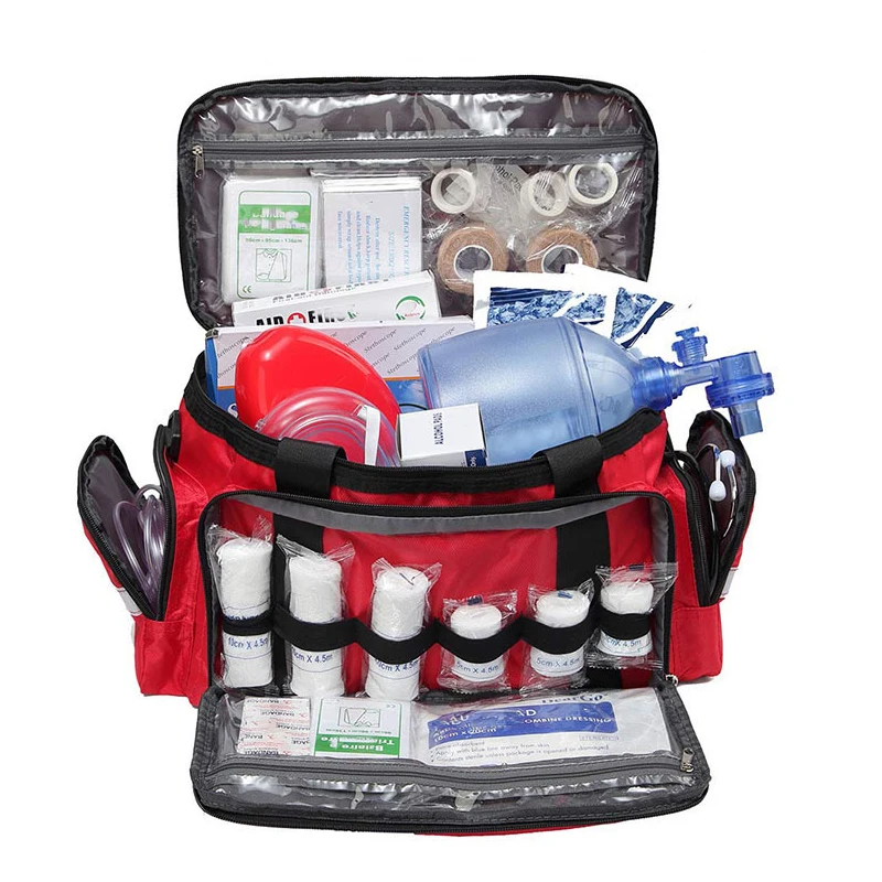 
Outdoor Survival Large First Aid Tote Bag Rescue Medical Emergency Bag 