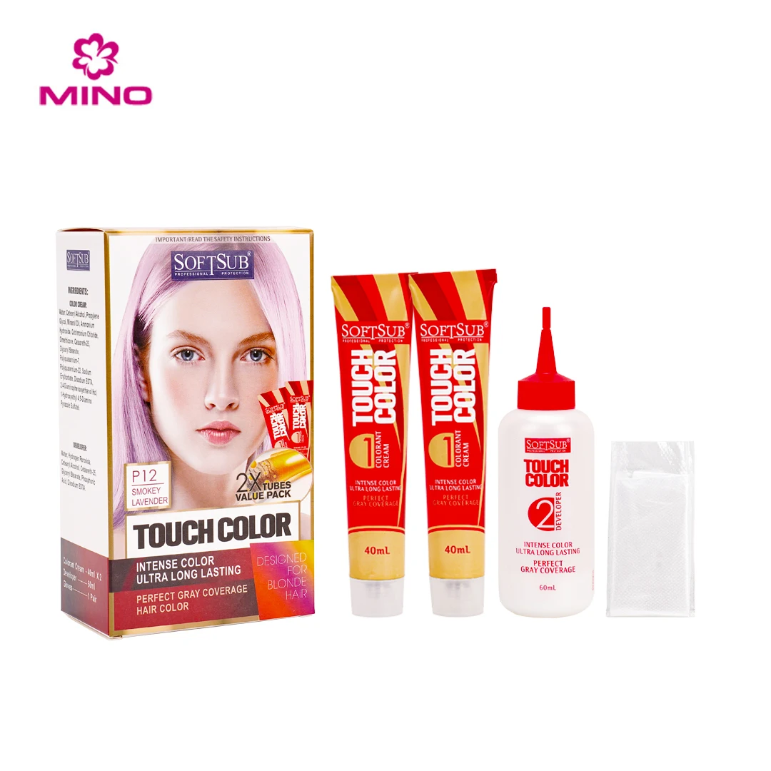 OEM Hair Dye Shampoo Coloring Permanent Comb Low Ammonia Natural Herbal Thailand Color Dark Brown Black Hair Directly