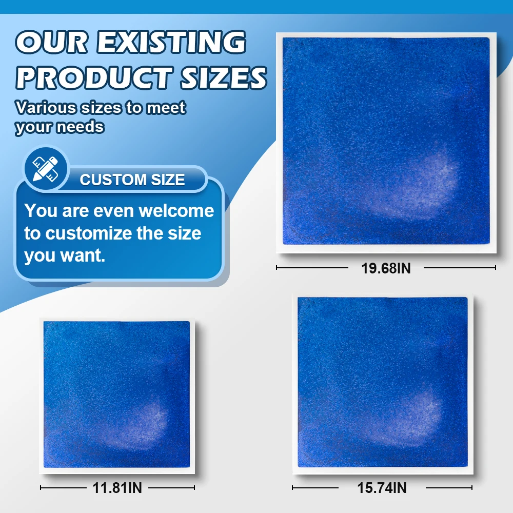 HF sense Liquid Floor Tiles Kids PVC Kids Activity Sensory Play Mat Equipment Gel Floor Dynamic Glitter Autism Educational Toys