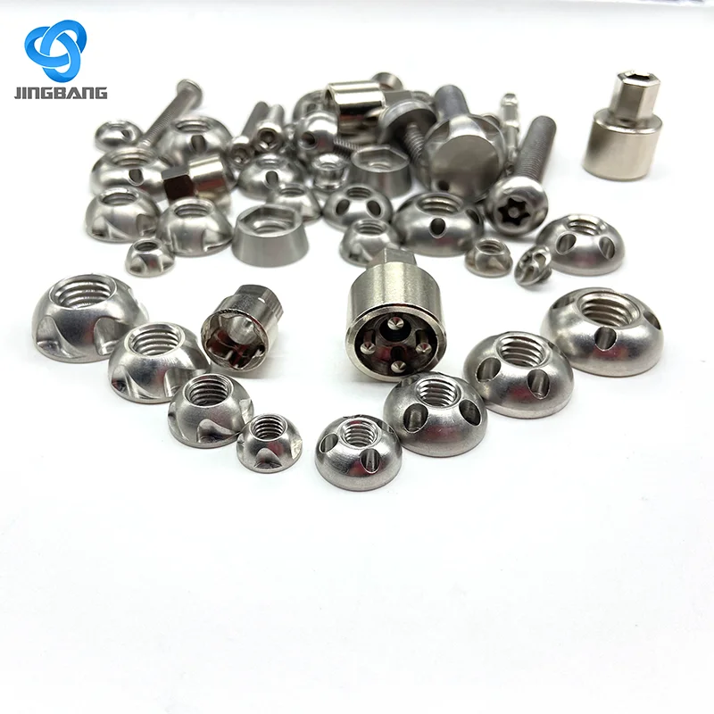 Cost Price Hexagon Flange Locked Nut M14-1.5 Hex torx  Prevailing Torque Lock Nut Car Wheel Anti Theft Nuts