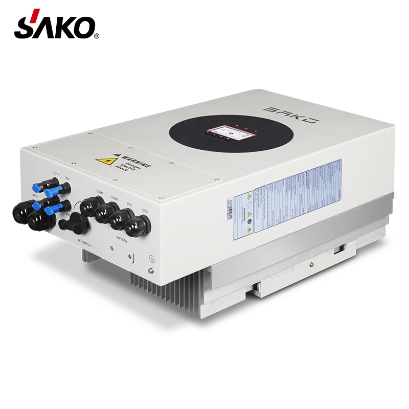 Sako Sunin On Off Grid Inverter Solar Energy System Mppt Dc To Ac 5000W 5Kva 3.5Kw 4000W 5Kw Three 3 Phase Hybrid Solar Inverter
