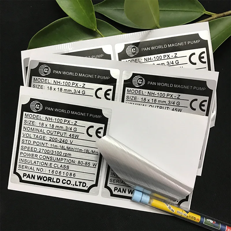 
Bulk Custom Brand Name Peelable Hot Stamping Rose Gold Foil Printing Adhesive Paper Stickers Labels 