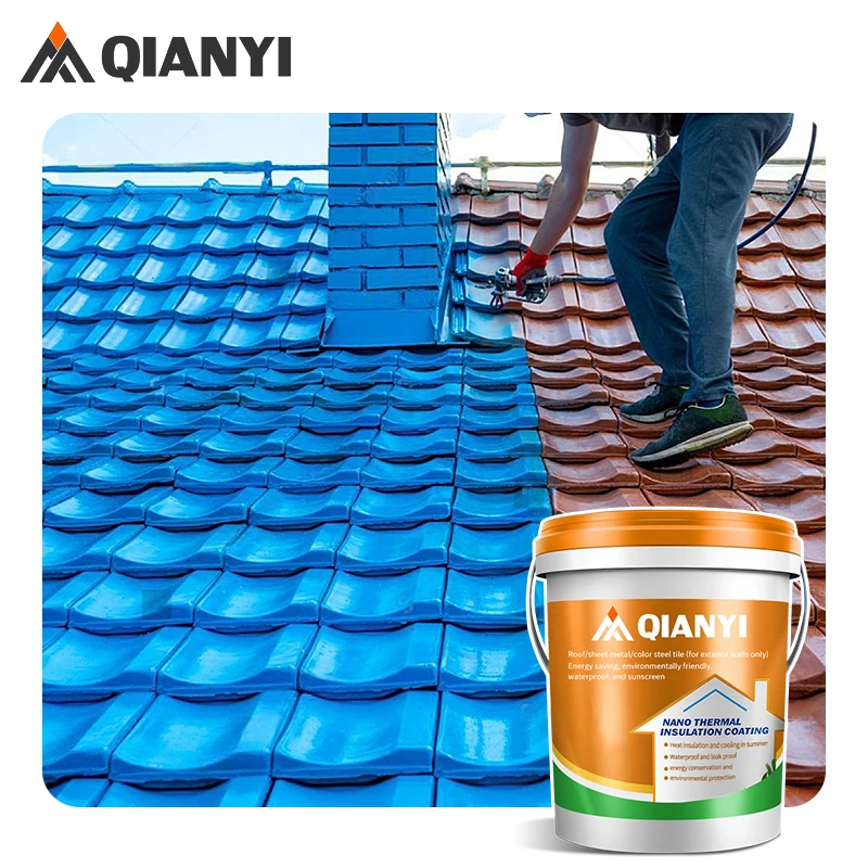 Out Door Ceramic Coating Acrylic Waterproof Roof Coating Thermal Insulation Paint