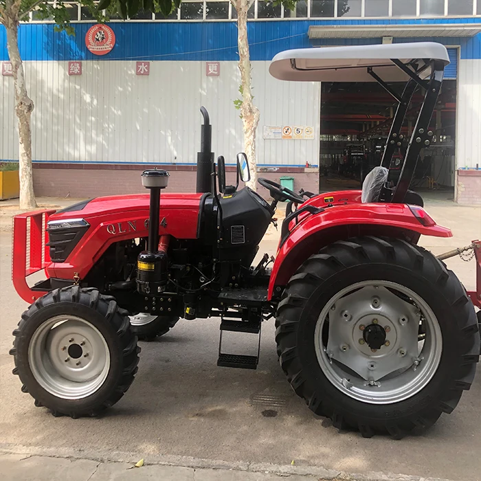 Chalion Brand Hot Sale QLN-504 Mini Wheeled Tractor Compact 50HP 4WD Farm Tractor With Sunroof For Sale In Tanzania
