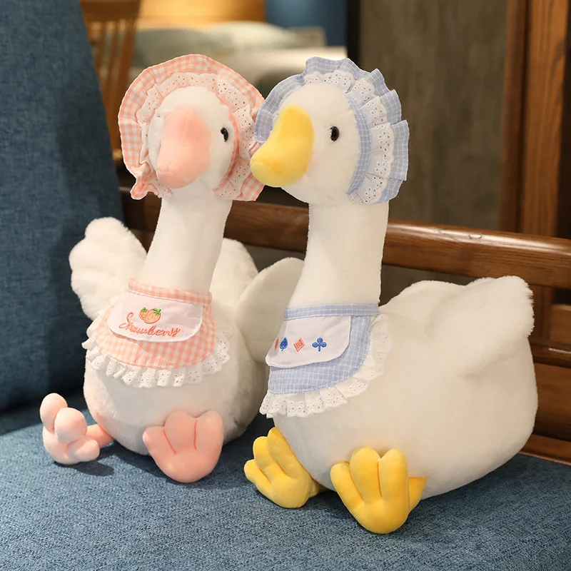 2022 NEW Amazon Creative Doll Present White Duck with Baby Plush Toy soft toy Big white Goose Stuffed Animal Plush Toy