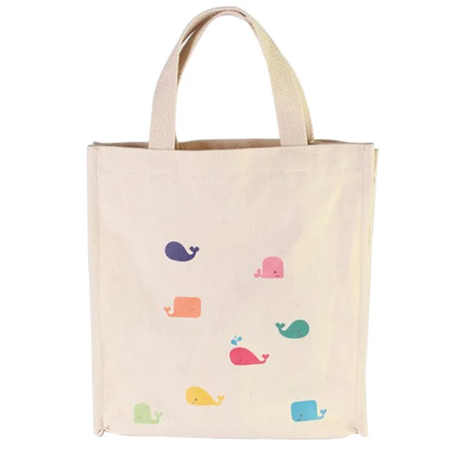 Складная Экологически чистая пляжная Холщовая Сумка-тоут с логотипом на заказ