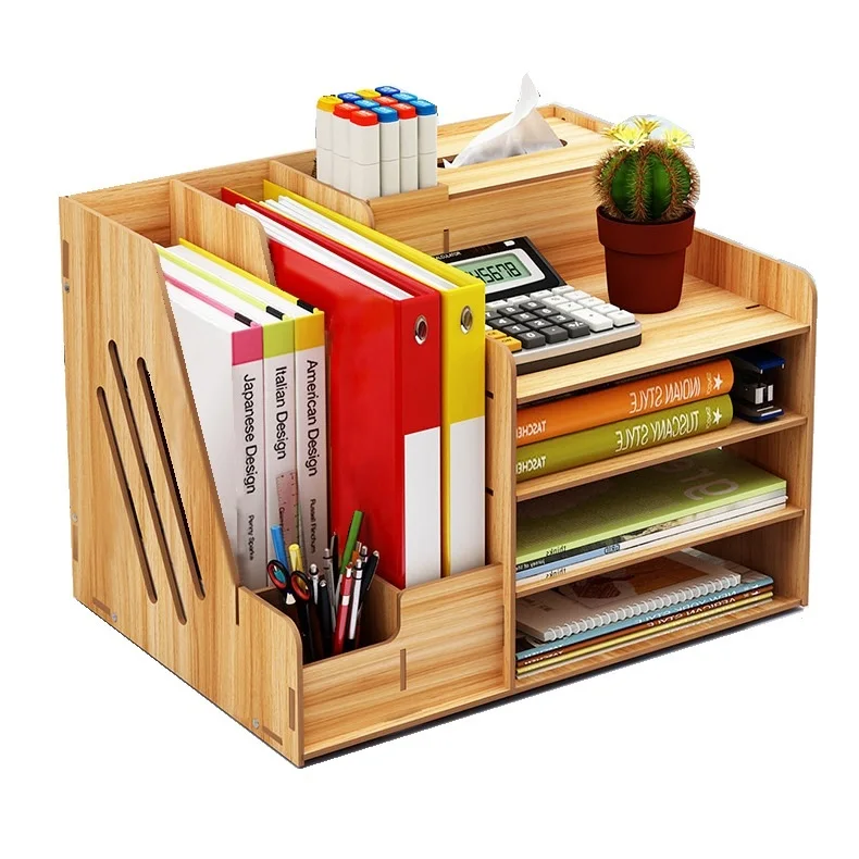 Desktop Organizer 3 Trays Assembly is Required Large Desk File Organizer Office Supplies