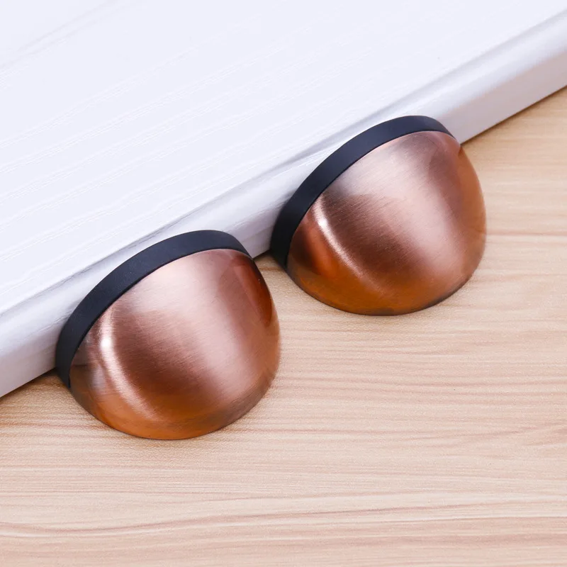 Furniture Door Accessories Stainless Steel Half Round Door Stopper