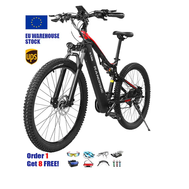 27.5 Inch Electric Mountain Bike 21 Speed Rear Hub Motor Electric Bike