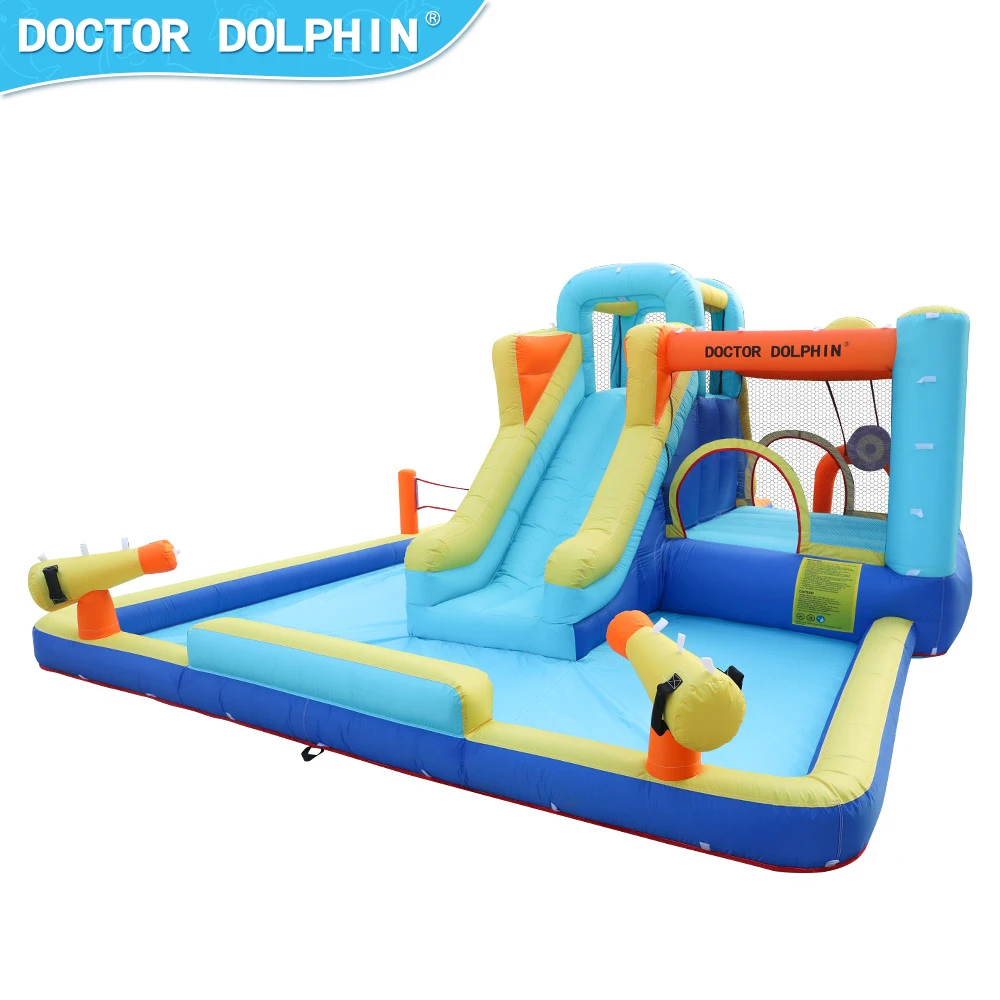 Надувные игры Doctor Dolphin для вечеринок надувной замок детский домик прыжков с водной горкой