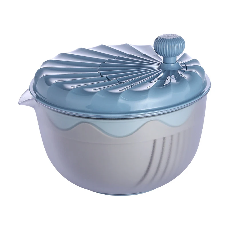 Multi-functional Salad Chopping Basket Bowl Fruit Vegetable Chopper Fresh Salad Slicer