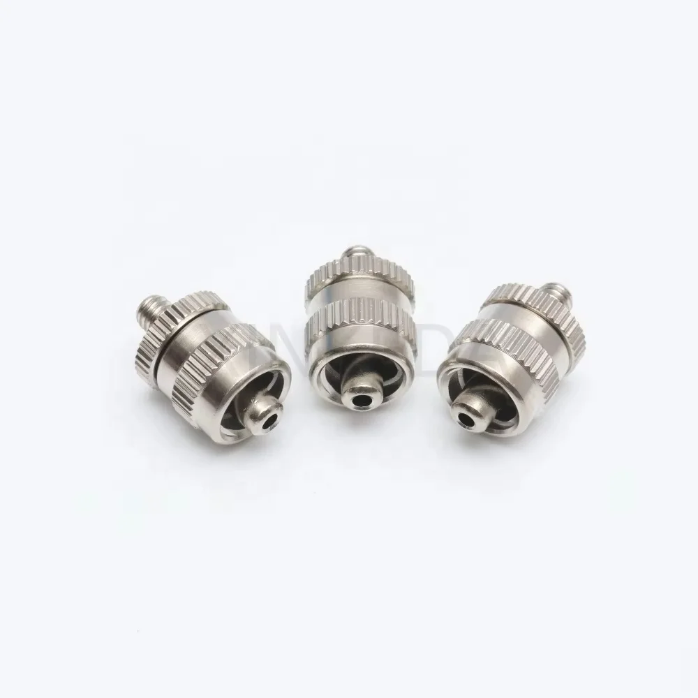 Metal Male Luer Lock Syringe Fitting to Metric M4 Male Thread Luer Adapter Connector
