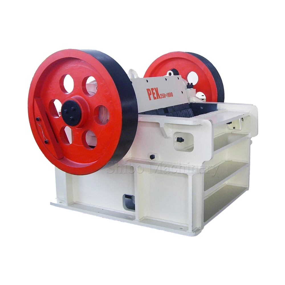 Mining copper iron ore 30 tph 40t/h basalt stone fine jaw crusher machine pex250x1200 for sale price