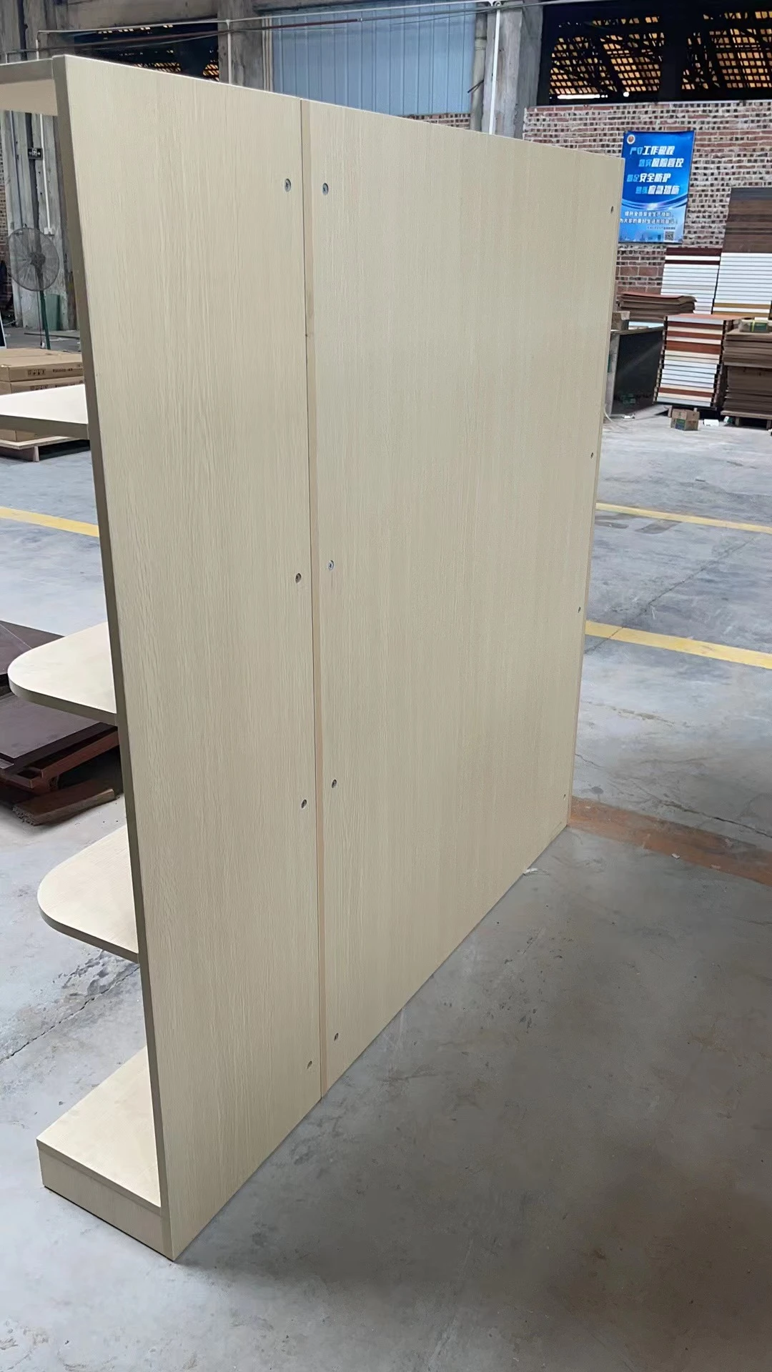 Factory direct multi-layer furniture melamine board modern bookshelf bookcase cabinet