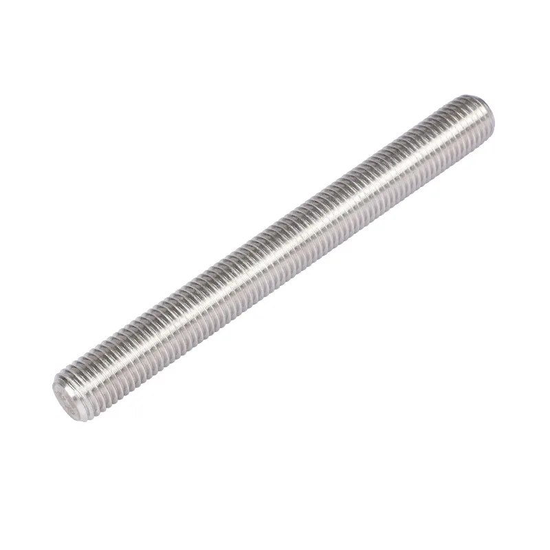 High quality 304 stainless steel M3-0.5 full threaded rod long thread screw stud bolt