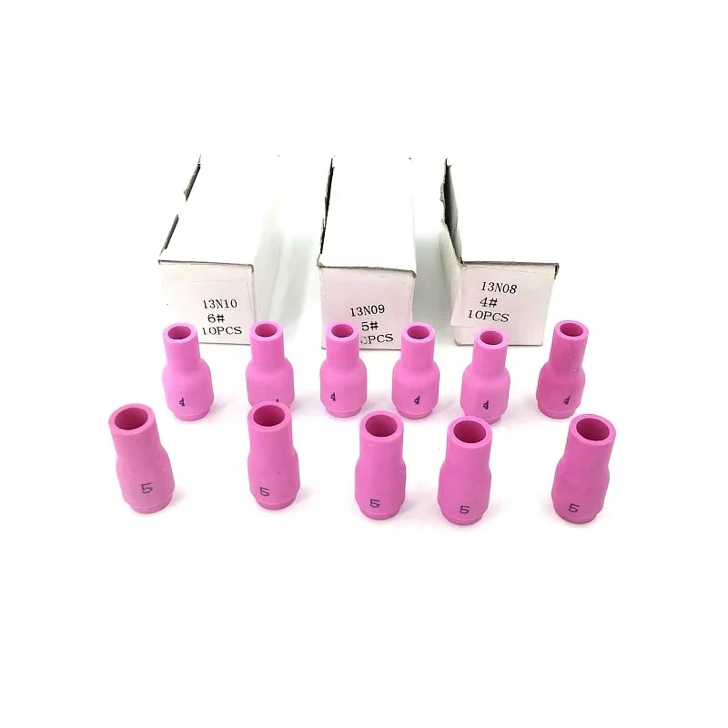 Tig welding machine torch accessories ceramic nozzle tig gun argon gas 10N50/49/48/47/46 Porcelain mouth