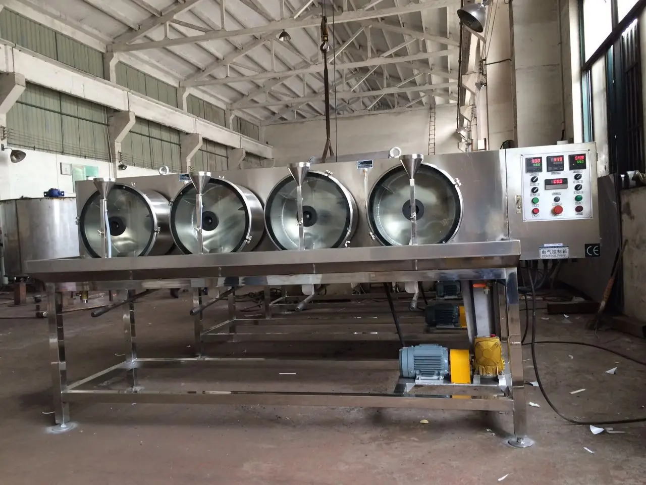 
GB lab dyeing leather stainless steel inox drum 