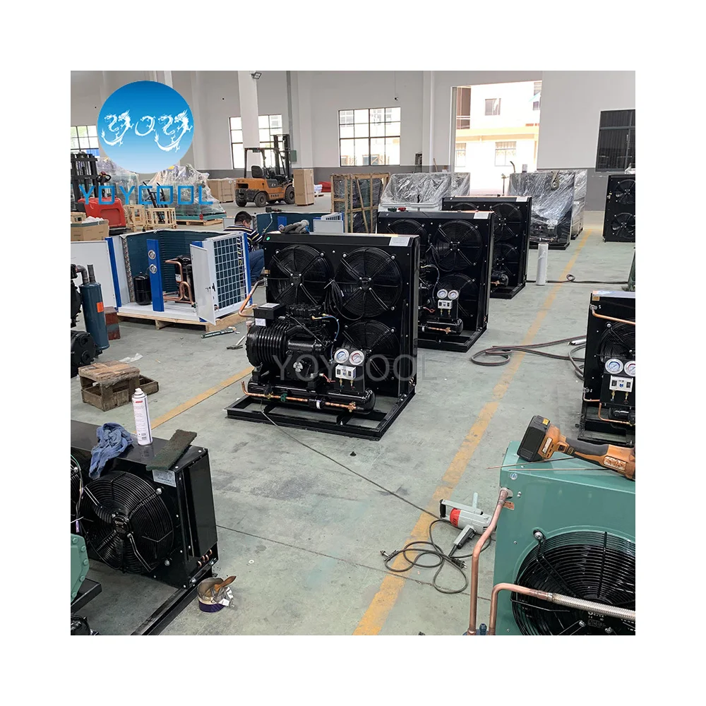 2hp refrigeration unit condensing and evaporating unit single phase cold room r404a blast freezer condenser unit