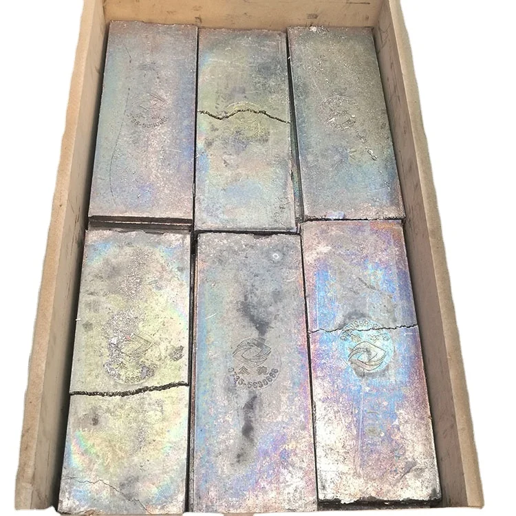 Silver White Tin On Sale  99.95% Ingot Factory Supply Tin Ingot