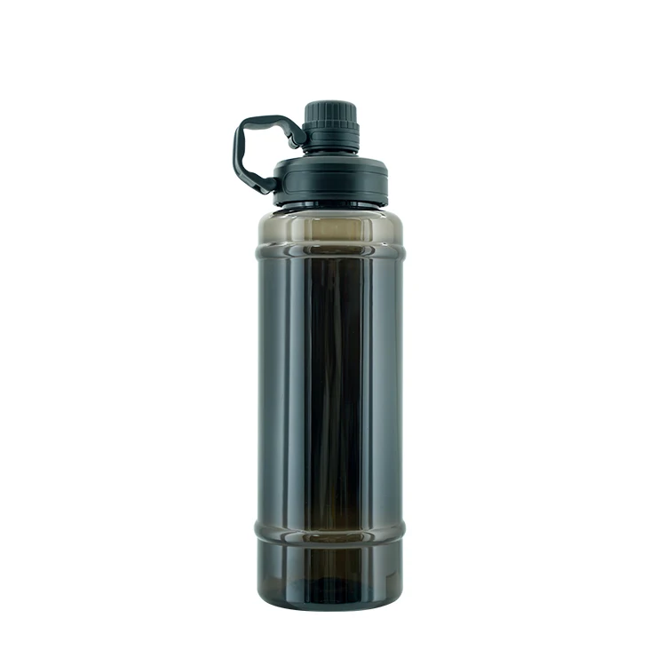 Large capacity portable clear disposable customized logo plastic sport drinking water bottle