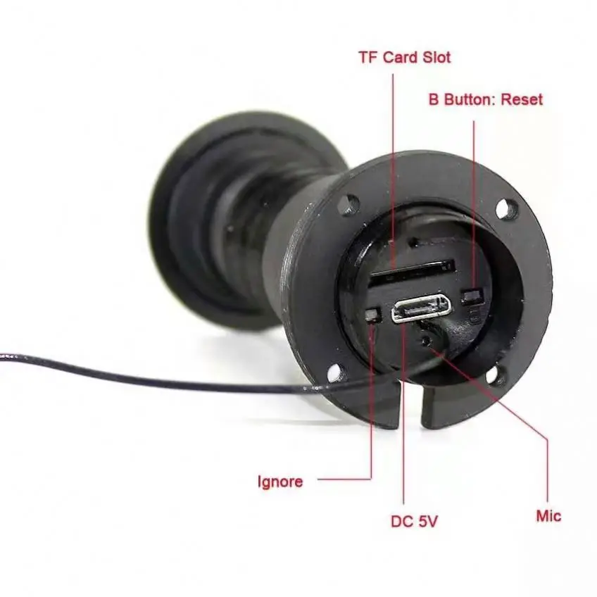 Tuya Wi-Fi Cat Eye Wide-Angle Fisheye Anti-Theft Door Peep Hole Wireless Door Eye HD 1080P Doorbell Intelligent Camera