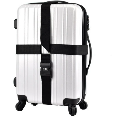 5*400cm Rainbow suitcase with durable and adjustable combination lock luggage belt seat belt