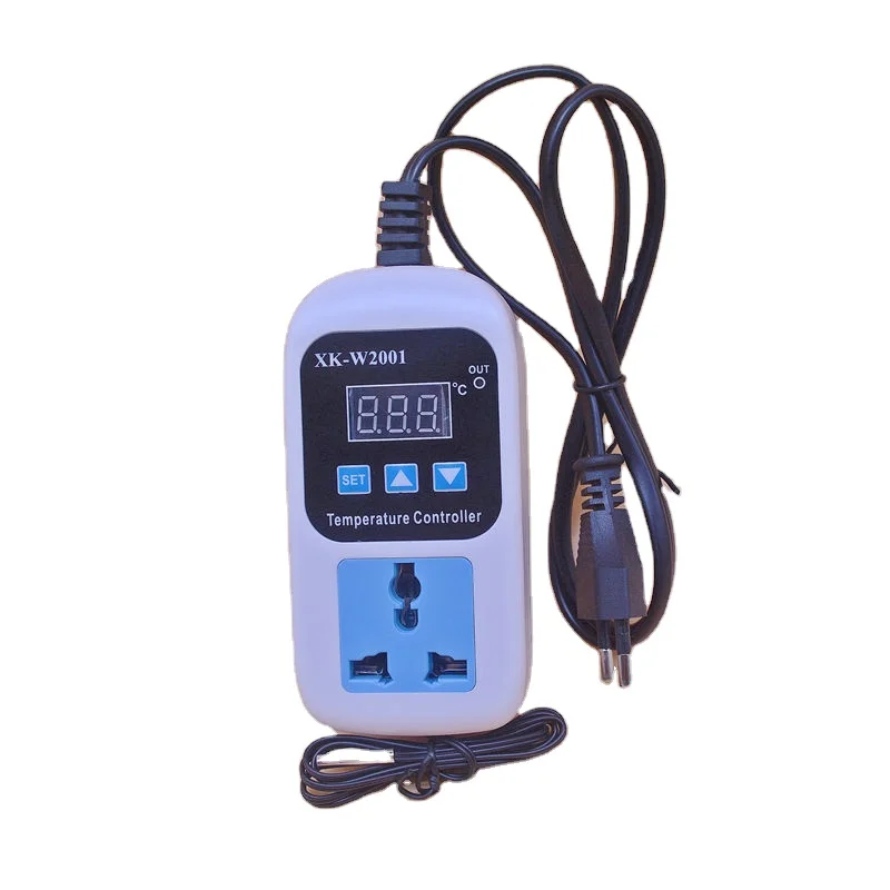 XK-W2001 Electronic Temperature Control Socket Automatic Switch Adjustable Digital Thermostat Socket