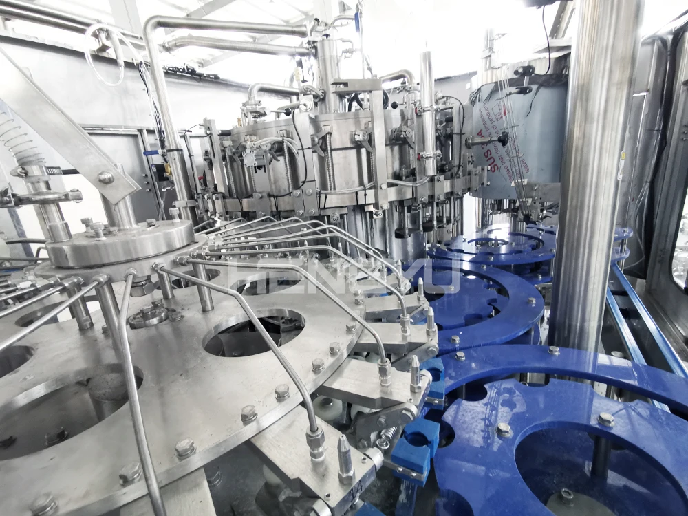 Hengyu 2024 OEM fully automatic crown cap glass bottle soft drink filling machine industrial water bottle production line